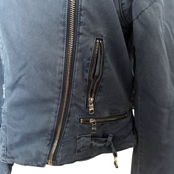 Closed Womens Blue Zip-Up Jacket Size XL - Picture 2 of 7